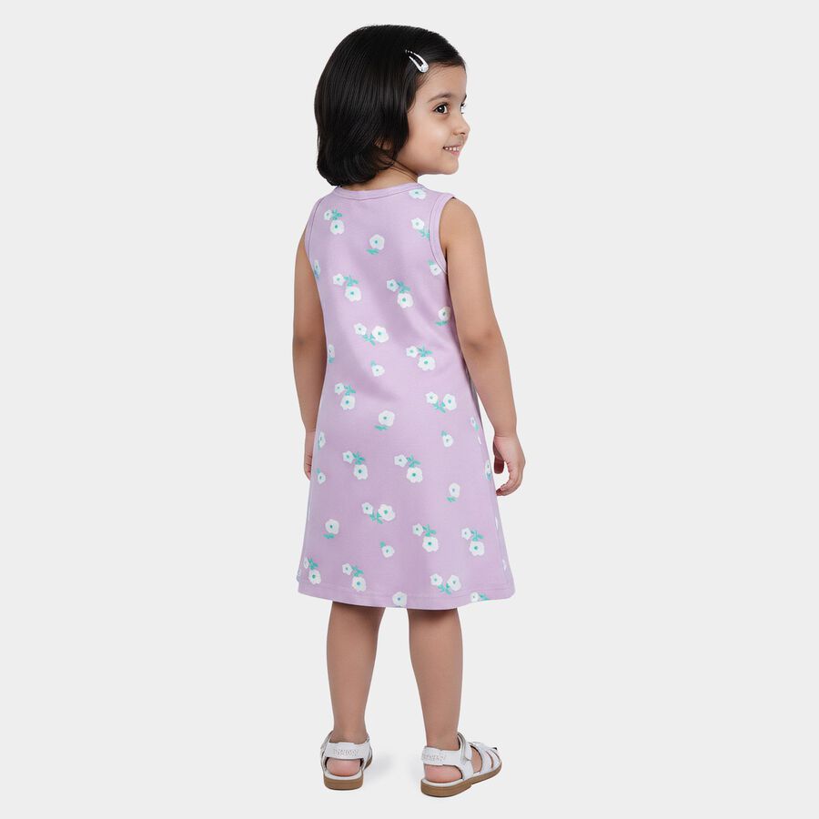 Girls' Frock, Lilac, large
