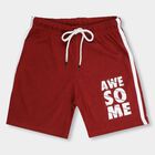 Boys' Bermudas , मरून, small image number null