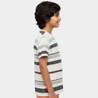Boys' Light Green Crew Neck Graphic Printed T-Shirt, हल्का हरा, small