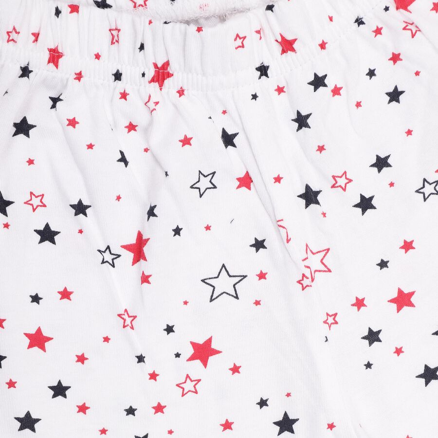 Girls' 100% Cotton Capri Set , नेवी ब्लू, large image number null