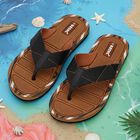 Men's Slipper, टैन, small