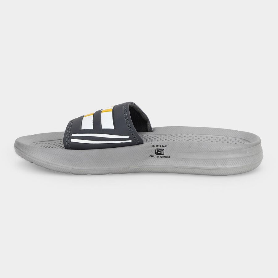 Boys' Slipper, Grey, large