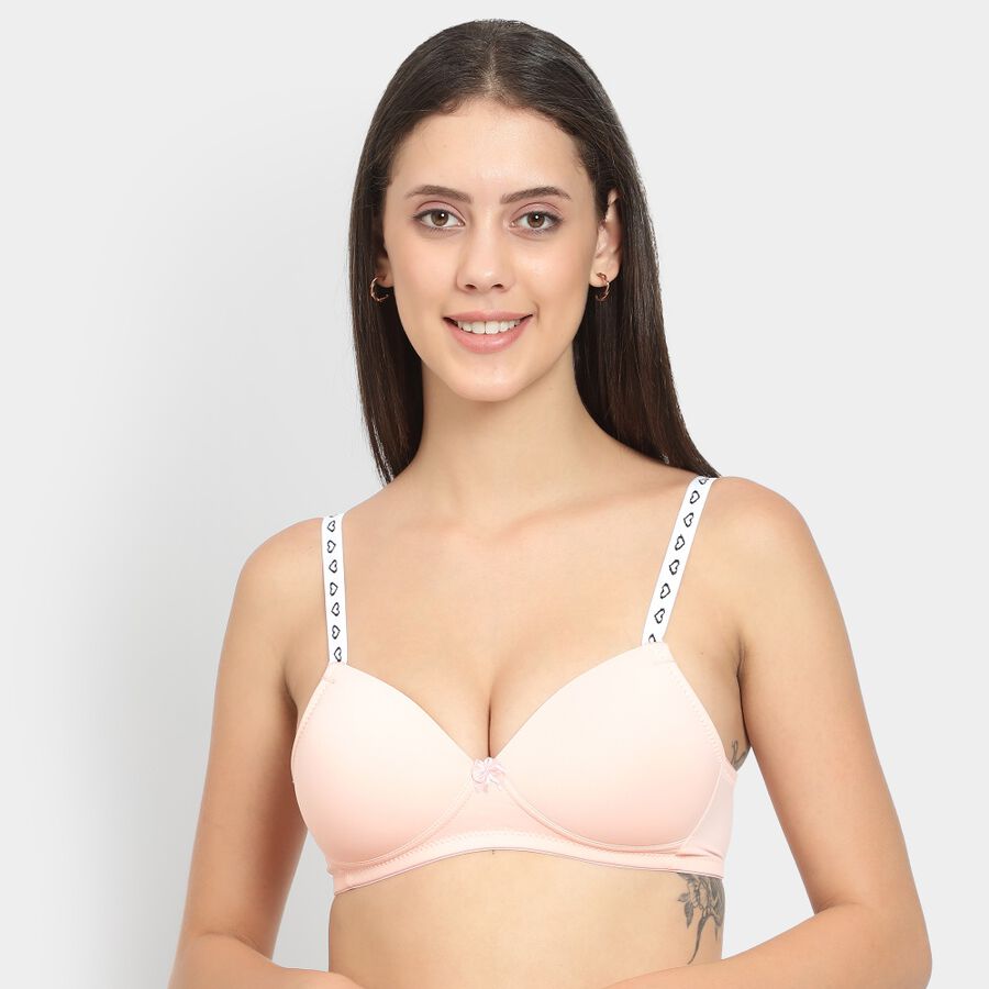 Ladies' Padded Bra, पीच, large image number null