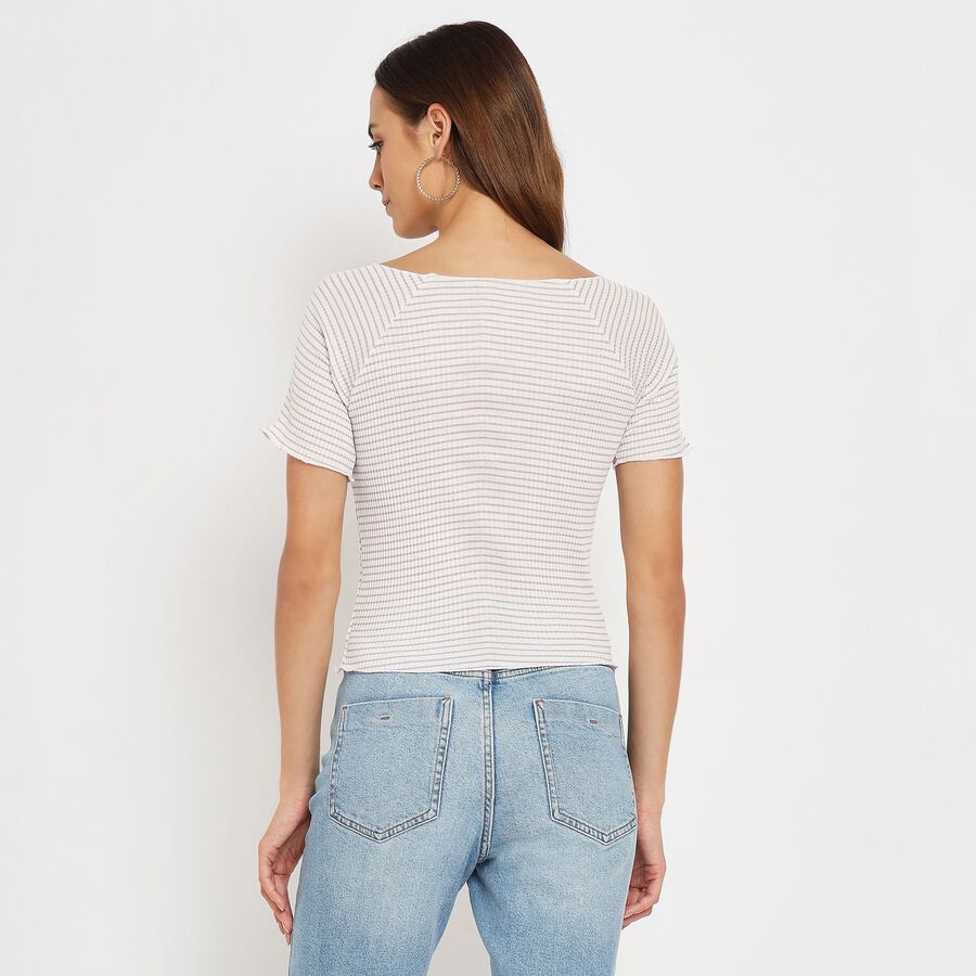 Ladies'  Crop  Top, Pink, large image number null