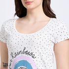 Ladies' 100% Cotton Nighty, White, small image number null