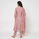 Women's Pink Embroidered Ethnic Set, Light Pink, small