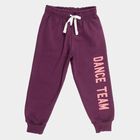 Girls' Deep Plum Purple Dance Team Printed Pyjama, बैंगनी, small image number null