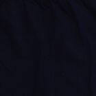 Infants' Navy Blue Regular Fit Graphic Printed Half Pant, Navy Blue, small