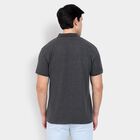 Men's Collared Half Sleeves T-Shirt, Charcoal, small image number null