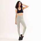 Women's Light Sage Green High-Rise Tights, Light Green, small