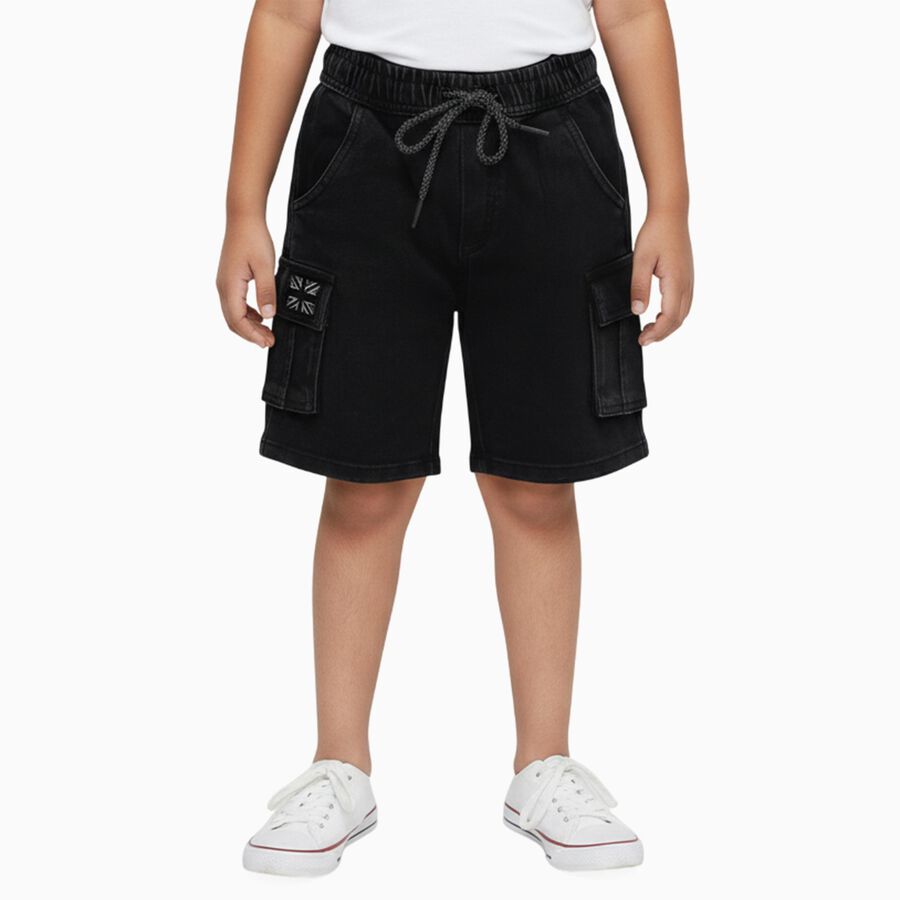 Boys' Bermuda, Charcoal, large image number null