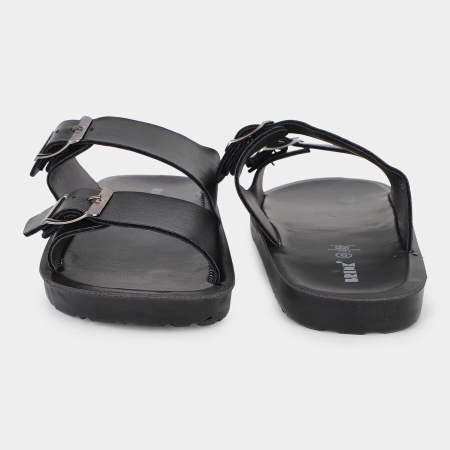 Men's Sandal, काला, large