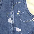 Infants Cotton Stripes Baba Suit, Yellow, small image number null