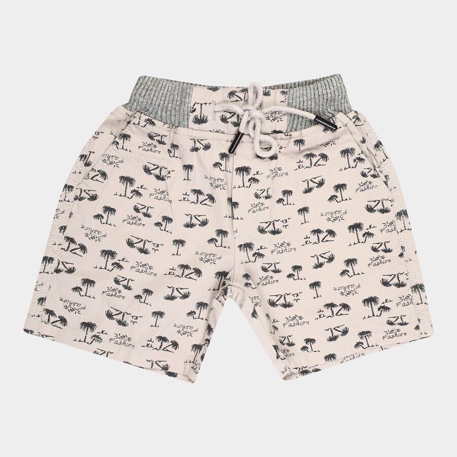 Boys Cotton Bermuda, Dark Grey, large image number null