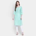 Solid Kurta, Light Green, small image number null