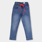 Girls' Jeans , Mid Blue, small