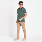 Solid Polo Shirt, Dark Green, small image number null