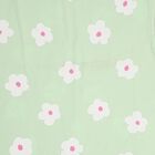 Girls' Light Mint Green Sleeveless A-Line Floral Printed Frock, Light Green, small image number null