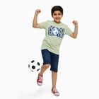 Boys' Half Sleeves T-Shirt, हल्का हरा, small image number null