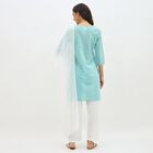 Women's Bright White Solid Dupatta, White, small image number null