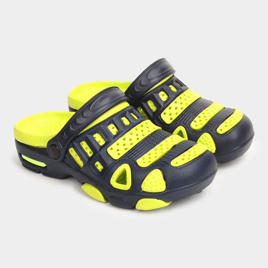 Boys Solid Clog, Green, large image number null