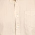 Men's 100% Cotton Casual Shirt , Beige, small image number null