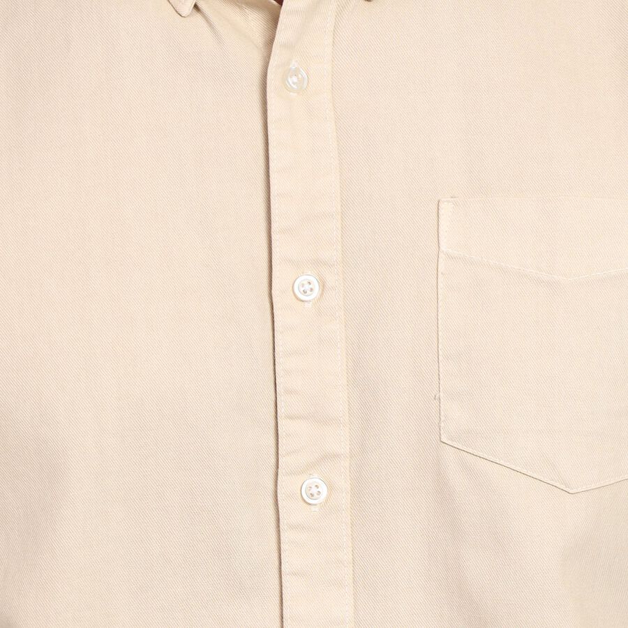 Men's 100% Cotton Casual Shirt , Beige, large image number null