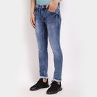 Overdyed 5 Pocket Skinny Jeans, Dark Grey, small image number null