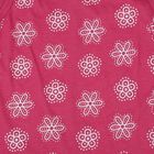 Girls' Pink Floral Printed Sleeveless A-Line Frock, गुलाबी, small