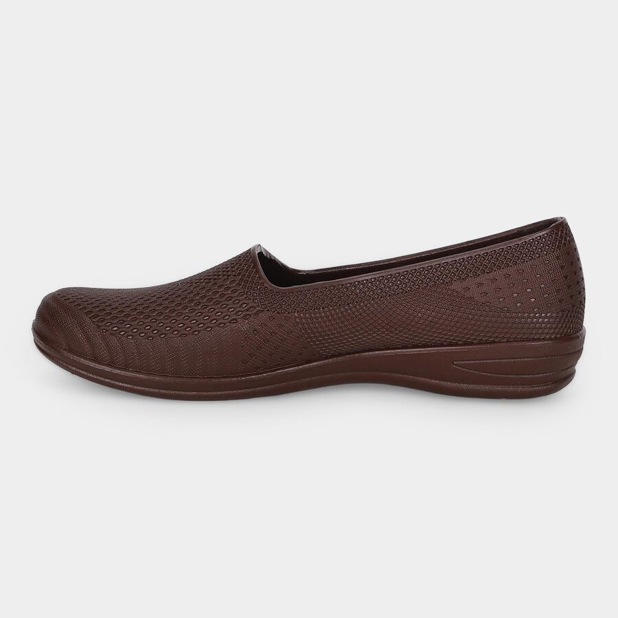 Women's Brown Slip-On Loafers, Brown, large