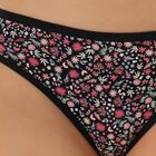 Ladies' 100% Cotton Panty, Black, small image number null