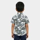 Boys' Casual Shirt, White, small