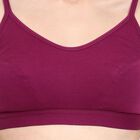 Ladies' Non-Padded Bra, वाइन, small image number null