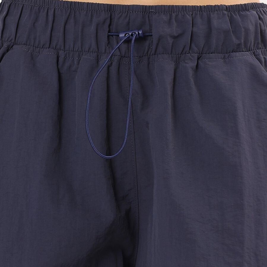 Women's Dark Navy Jogger High-Rise Cargo Trousers, नेवी ब्लू, large image number null