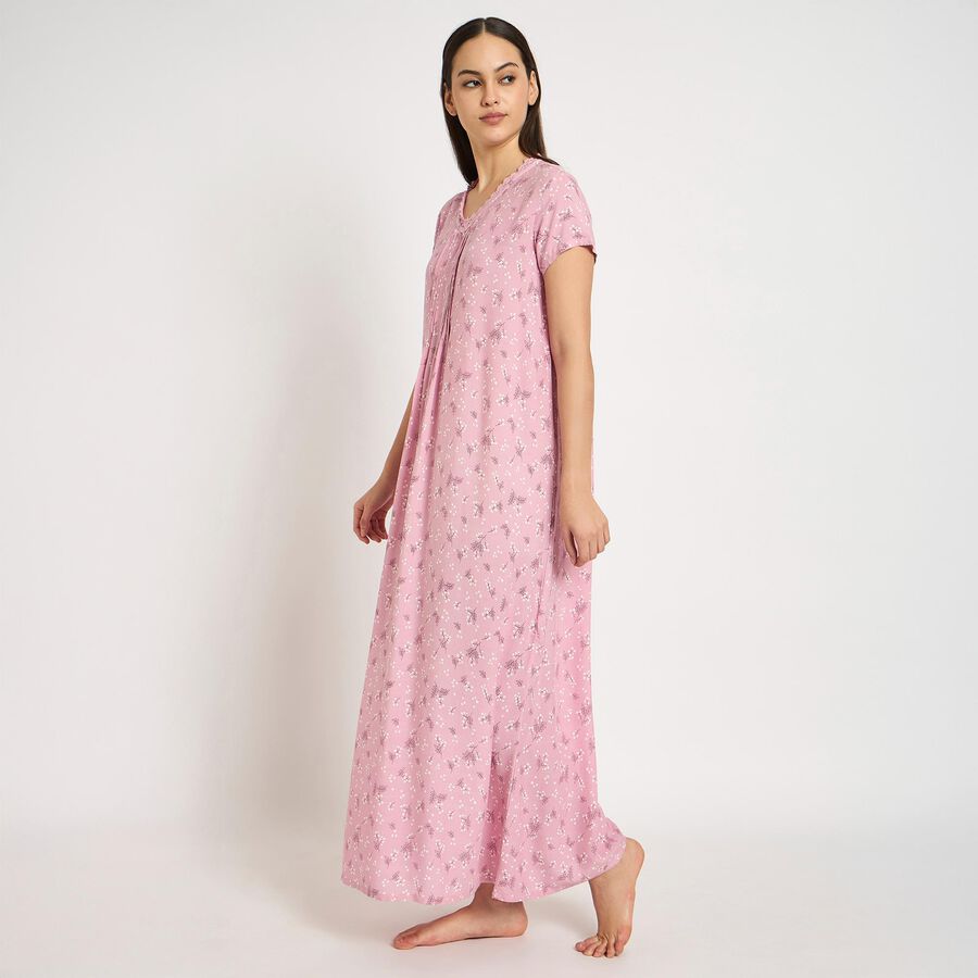 Ladies' Nighty, Pink, large image number null