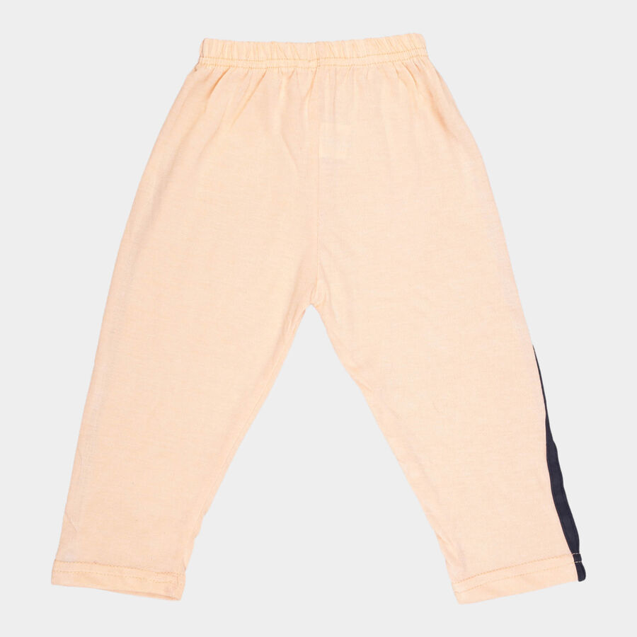Infants Solid Pyjama, Peach, large image number null