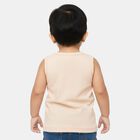 Infants' Vest, Beige, small