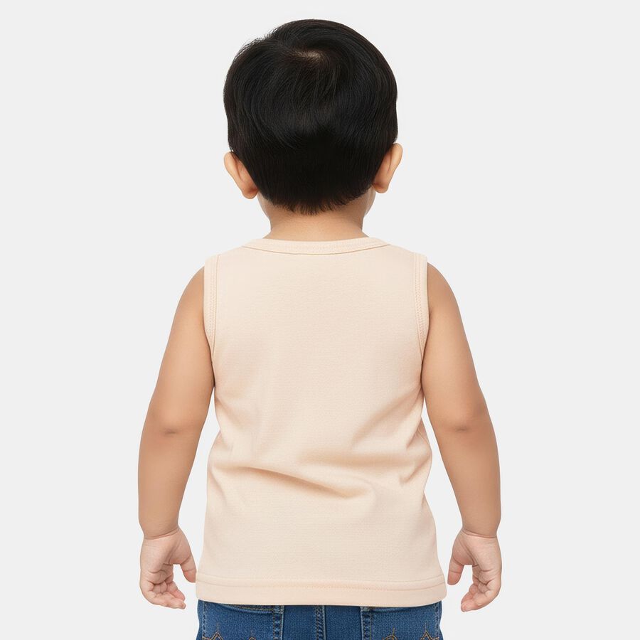 Infants' Vest, Beige, large