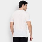 Men's Round Neck Half Sleeves T-Shirt, White, small image number null