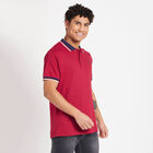 Solid Polo Shirt, मरून, small image number null