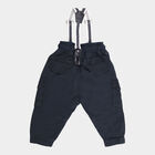 Infants Cotton Solid Trousers, Navy Blue, small image number null