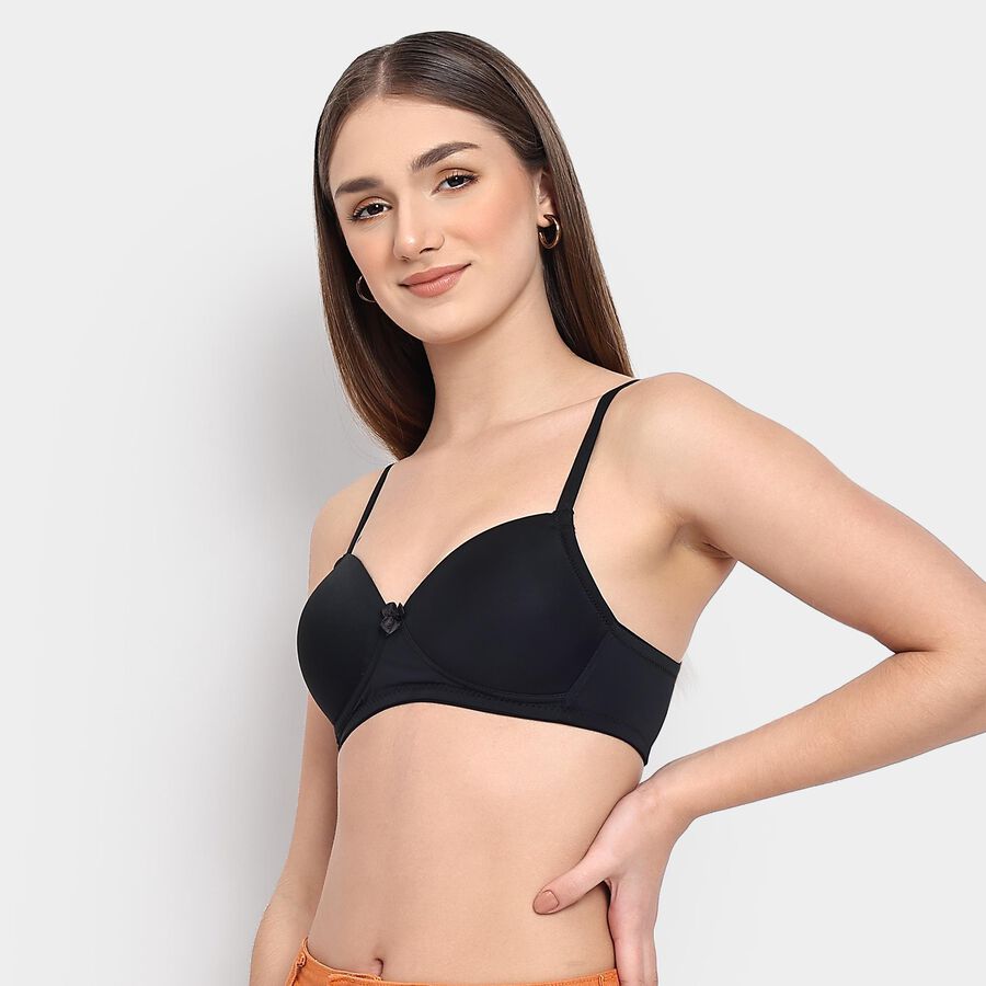 Ladies' Bra , काला, large image number null
