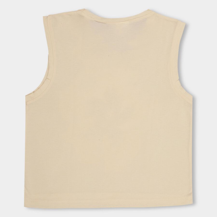 Girls' T-Shirt, ऑफ व्हाइट, large image number null