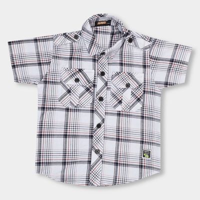 Boys' 100% Cotton Casual Shirt 