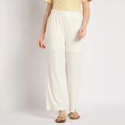 Ladies' Trousers , ऑफ व्हाइट, small