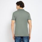 Men's 100% Cotton Collared Half Sleeves T-Shirt , Light Green, small image number null