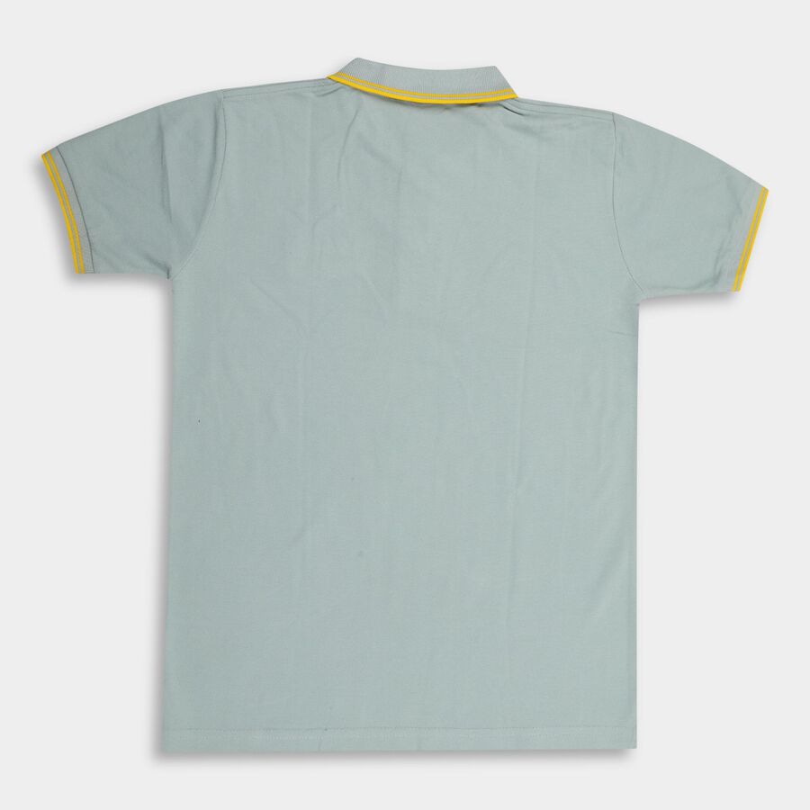 Boys' Half Sleeves T-Shirt , Aqua, large image number null