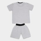 Boys' 100% Cotton Suit Night, सफ़ेद, small image number null