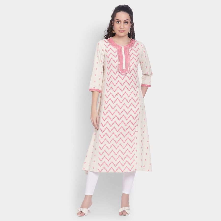 Ladies' Kurta , Fuchsia, large image number null