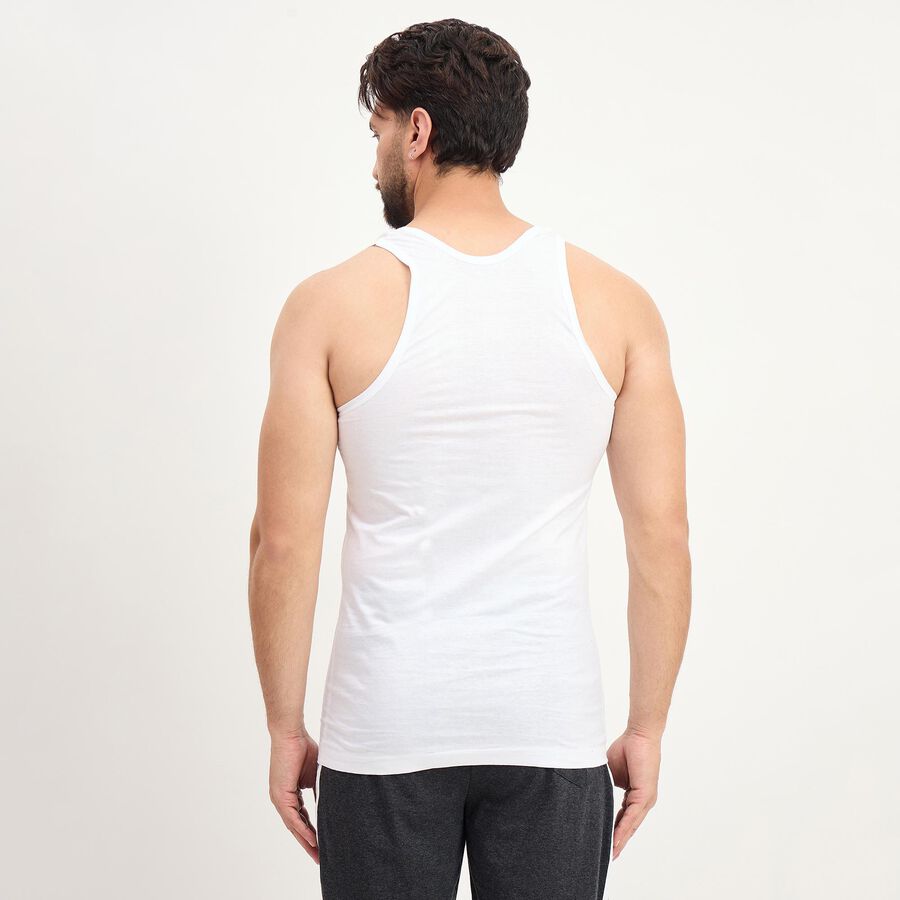 Men's Vest, White, large